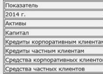 PJSC Sberbank-ის ორგანიზაციული და ეკონომიკური მახასიათებლები